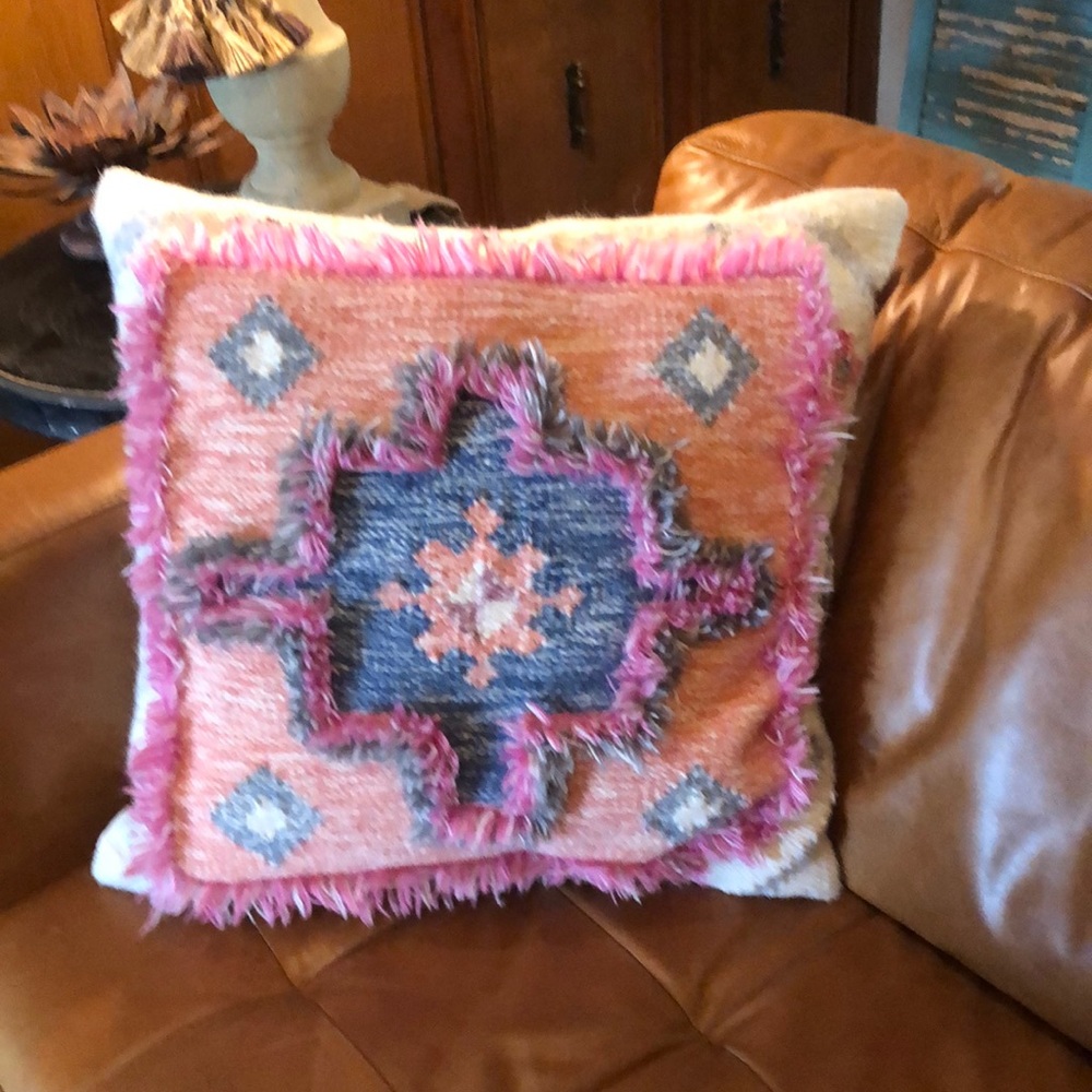 Boho pillow nwot